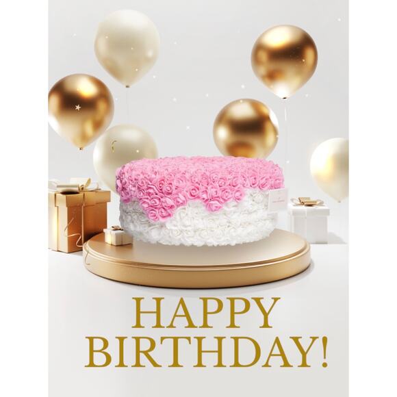 Handmade Fake Cake From Artificial Foam Roses - Picture 1 of 4